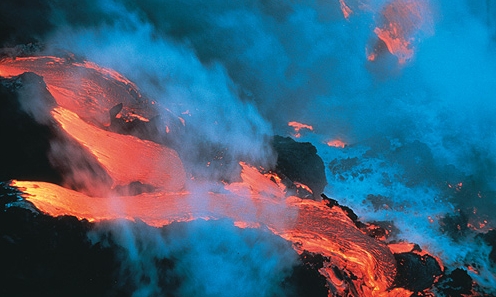 Vulkan auf Big Island